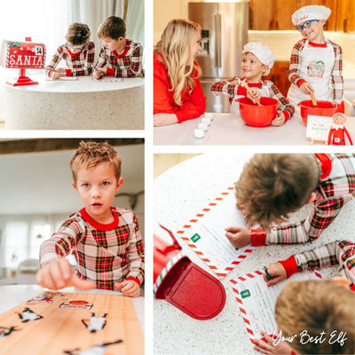 Holiday Magic Themed Elf Kit | Best 2024 Elf Kit | 24 Day Christmas Holiday Elf Kit | Crafty Elf Props and Antics