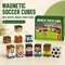 Magnetic Soccer Cubes — Stack Them, Play Them, Start Over